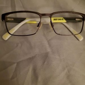 Nike Eyeglass Frames (kids) Grey/Neon Yellow